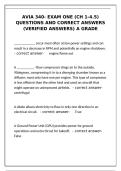 AVIA 340 Exam 1 Study Guide &lpar;Chapters 1&ndash;4&period;5&rpar; &ndash; Verified Answers