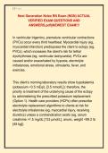 Next Generation Nclex RN Exam &lpar;NGN&rpar; ACTUAL  VERIFIED EXAM QUESTIONS AND  ANSWERS&period;pdf&vert;&vert;NEWEST EXAM&excl;&excl;&excl;