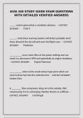 AVIA 340 Study Guide Exam &ndash; Detailed Verified Answers