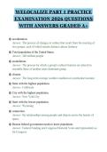 WELOCALIZE PART 1 PRACTICE EXAMINATION 2026 QUESTIONS WITH ANSWERS GRADED A&plus;