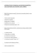 INTRODUCTION TO FINANCIAL ACCOUNTING &lpar;WHARTON&rpar; 2026 QUESTIONS AND ANSWERS 100&percnt; CORRECT&period;