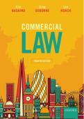 Commercial Law &ndash; 4th Edition &ndash; Erick Baskind &ndash; 2023 &ndash; Comprehensive Legal Theory and Case Study Summary