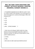 BIOL 304 Final Exam &ndash; Verified Questions and Detailed Answers &lpar;Graded A&plus;&rpar;