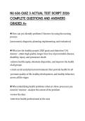 NU 636 QUIZ 3 ACTUAL TEST SCRIPT 2026 COMPLETE QUESTIONS AND ANSWERS GRADED A&plus;