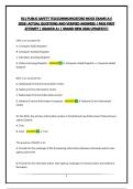 911 PUBLIC SAFETY TELECOMMUNICATORS MOCK EXAMS A-E 2026&vert; ACTUAL QUESTIONS AND VERIFIED ANSWERS &vert; PASS FIRST ATTEMPT &vert; GRADED A&plus; &vert; BRAND NEW 2026 UPDATE&excl;&excl;&excl;&excl;&excl;