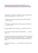 FLORIDA BUSINESS AND FINANCE PRACTICE EXAM &num;1 - 122 QUESTIONS AND ANSWERS 2026 WITH COMPLETE SOLUTIONS&period;