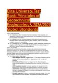 2026&sol;2027 Elite Geotechnical Engineering Test Bank &vert; Principles of Geotechnical Engineering 8th Edition &lpar;Das & Sobhan&rpar;