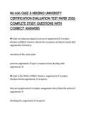 NU 636 QUIZ 5 HERZING UNIVERSITY CERTIFICATION EVALUATION TEST PAPER 2026 COMPLETE STUDY QUESTIONS WITH CORRECT ANSWERS