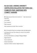 NU 636 QUIZ 6 HERZING UNIVERSITY CERTIFICATION EVALUATION TEST PAPER 2026 COMPLETE STUDY QUESTIONS WITH CORRECT ANSWERS