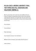 NU 636 QUIZ 6 HERZING UNIVERSITY FINAL TEST PAPER 2026 FULL QUESTIONS AND SOLUTIONS VERIFIED A&plus;