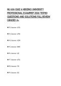 NU 636 QUIZ 6 HERZING UNIVERSITY PROFESSIONAL EXAMPREP 2026 TESTED QUESTIONS AND SOLUTIONS FULL REVIEW GRADED A&plus;