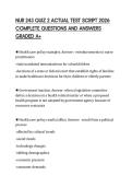 NUR 243 QUIZ 2 ACTUAL TEST SCRIPT 2026 COMPLETE QUESTIONS AND ANSWERS GRADED A&plus;