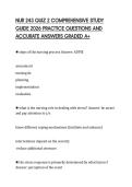 NUR 243 QUIZ 2 COMPREHENSIVE STUDY GUIDE 2026 PRACTICE QUESTIONS AND ACCURATE ANSWERS GRADED A&plus;