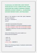 Fundamentals- HESI EXAMS &vert;&vert; MOST RECENT EXAMS 2026-2027