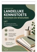Samenvatting landelijke kennisbasis rekenen en wiskunde 2026 - PABO LKT toets