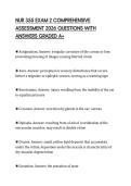 NUR 355 EXAM 2 COMPREHENSIVE ASSESSMENT 2026 QUESTIONS WITH ANSWERS GRADED A&plus;