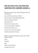 NUR 355 EXAM 2 FULL SOLUTION 2026 QUESTIONS WITH ANSWERS GRADED A&plus;