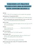 WISCONSIN ATV PRACTICE EXAMINATION 2026 QUESTIONS WITH ANSWERS GRADED A&plus;