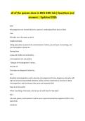 all of the quizzes done in BIOL 3201 lab&vert; Questions and answers &vert; Updated 2026
