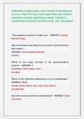 HOME HEALTH AIDE EXAM &vert;&vert; MOST RECENT EXAM 2026-2027  ACTUAL COMPLETE REAL EXAM QUESTIONS AND CORRECT  ANSWERS &lpar;VERIFIED ANSWERS&rpar; ALREADY GRADED A&plus; &vert;  GUARANTEED SUCCESS&excl;&excl; NEWEST EXAM &vert; JUST RELEASED&excl;&excl; 