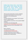 HubSpot Sales Software Exam &vert;&vert; Most Recent  Exam 2026-2027 Actual Complete Real Exam  Questions And Correct Answers &lpar;Verified  Answers&rpar; Already Graded A&plus; &vert; Guaranteed  Success&excl;&excl; Newest  Exam &vert;Just Released&excl;&excl;