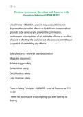 Firearm Assessment Questions and Answers with Complete Solutions UPDATED&excl;&excl;&excl;&period;