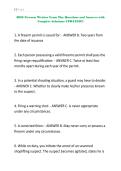 BSIS Firearm Written Exam May Questions and Answers with Complete Solutions UPDATED&excl;&excl;&excl;&period;