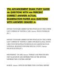YN2 ADVANCEMENT EXAM STUDY GUIDE 135 QUESTIONS WITH 100 PERCENT CORRECT ANSWERS ACTUAL EXAMINATION PAPER 2026 QUESTIONS WITH ANSWERS GRADED A&plus;