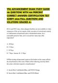 YN2 ADVANCEMENT EXAM STUDY GUIDE 135 QUESTIONS WITH 100 PERCENT CORRECT ANSWERS CERTIFICATION TEST SCRIPT 2026 FULL QUESTIONS AND SOLUTIONS GRADED A&plus;