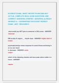 ICU BKAT EXAM &vert;&vert; MOST RECENT EXAM 2026-2027  ACTUAL COMPLETE REAL EXAM QUESTIONS AND  CORRECT ANSWERS &lpar;VERIFIED  ANSWERS&rpar; ALREADY  GRADED A&plus; &vert; GUARANTEED SUCCESS&excl;&excl; NEWEST  EXAM &vert; JUST  RELEASED&excl;&excl;