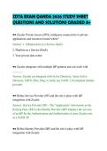 ZDTA EXAM QANDA 2026 STUDY SHEET QUESTIONS AND SOLUTIONS GRADED A&plus;