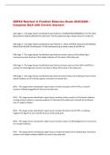 ABFAS Rearfoot Exam&colon; Complete Q&A with Verified Solutions2025&sol;2026