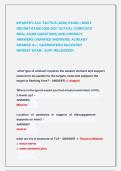 INFANTRY ALC  EXAMS &vert;&vert; MOST RECENT EXAMS 2026-2027 