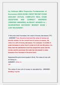 Ivy Software MBA Prepworks Fundamentals of Economics  EXAMS &vert;&vert; MOST RECENT EXAMS 2026-2027 