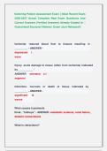 Kettering Patient Assessment Exam &vert;&vert; Most Recent Exam  2026-2027 Actual Complete Real Exam Questions And  Correct Answers &lpar;Verified Answers&rpar; Already Graded A&plus; &vert;  Guaranteed Success&excl;&excl; Newest  Exam &vert;Just Released&excl;&excl; 