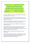 NU 664 Exam 1 QUESTIONS WITH  CORRECT SOLUTIONS&vert;&vert;100&percnt;  GUARANTEED PASS&vert;&vert;UPDATED  2026&sol;2027 SYLLABUS&vert;&vert;ALREADY  GRADED A&plus;&vert;&vert;<<LATEST VESION>> 