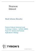 EDEXCEL A LEVEL BIOLOGY A  &lpar;salters Nuffield&rpar; MS 3 SUMMER JUNE 2026 PREDICTED PAPER