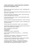 CHEM 1020 EXAM 4 QUESTIONS WITH VERIFIED ACCURATE ANSWERS 2026