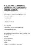 NURS 6540 FINAL COMPREHENSIVE ASSESSMENT 2026 QUESTIONS WITH ANSWERS GRADED A&plus;