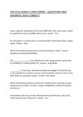 CM 2113 EXAM 3 CHAO WANG - QUESTIONS AND ANSWERS 100&percnt; CORRECT&period;