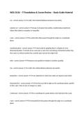 WGU D126 &ndash; IT Foundations & Course Review &ndash; Study Guide Material