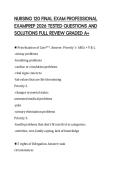 NURSING 120 FINAL EXAM PROFESSIONAL EXAMPREP 2026 TESTED QUESTIONS AND SOLUTIONS FULL REVIEW GRADED A&plus;