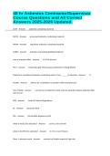 40 hr Asbestos Contractor&sol;Supervisor Course Questions and All Correct Answers 2025-2026 Updated&period;