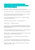 Asbestos Contractor&sol;Supervisor Examination and All Correct Answers 2025-2026 Updated&period;