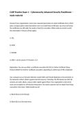 CASP Practice Exam 1 &ndash; Cybersecurity Advanced Security Practitioner &ndash; study material