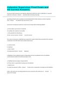 Asbestos Supervisor Final Exam and All Correct Answers&period;