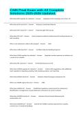 CABI Final Exam with All Complete Solutions 2025-2026 Updated&period;
