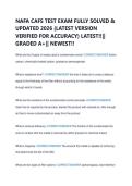 NAFA CAFS TEST EXAM FULLY SOLVED &  UPDATED 2026 &lpar;LATEST VERSION  VERIFIED FOR ACCURACY&rpar; LATEST&excl;&excl;&vert;&vert;  GRADED A&plus;&vert;&vert; NEWEST&excl;&excl;
