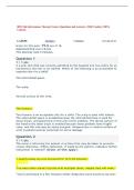 BSN 246 Intravenous Therapy Exam &vert; Questions and Answers &vert; 2026 Update &vert; 100&percnt; Correct&period;