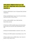 OSHA BASIC ORIENTATION PLUS TEST 2026 FULL QUESTIONS WITH SOLUTIONS GRADED A&plus;